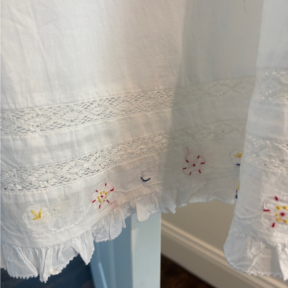 Ciao Lucia White Kang Midi Dress with Embroidery - Picture 4 of 10